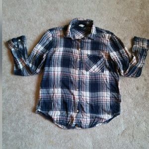 Women's Aeropostale Flannel Long Sleeve Shirt